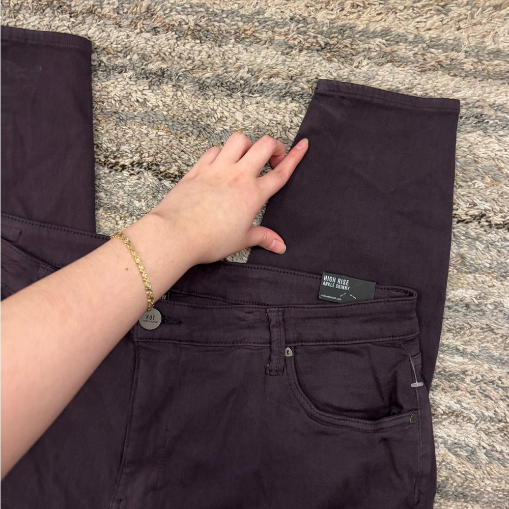 KUT From The Kloth High Rise Ankle Skinny Jeans Sz 18W NWT | KUT Skinny Jeans - - Picture 7 of 14